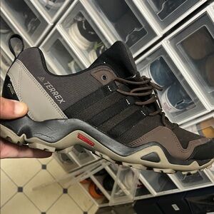 Adidas Terrex Black and Brown Athletic Shoes